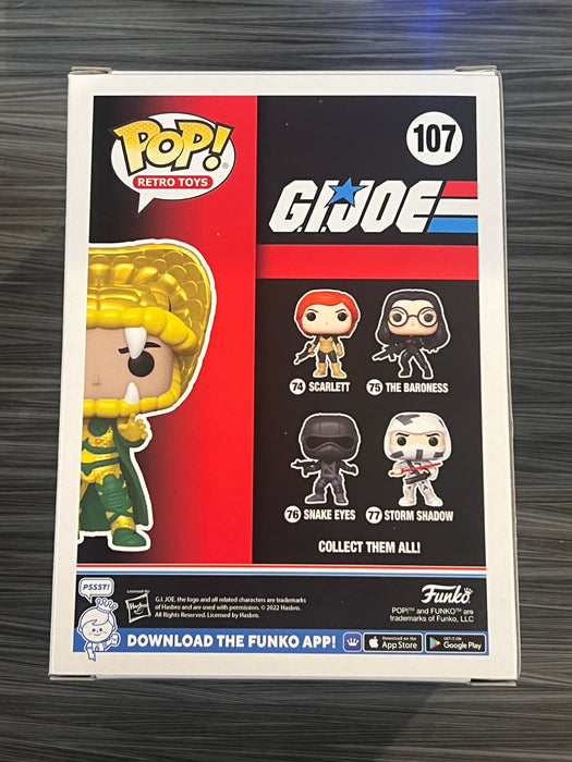 Funko POP! Retro Toys: G.I. Joe - Serpentor (2022 SDCC)(Damaged Box) #107