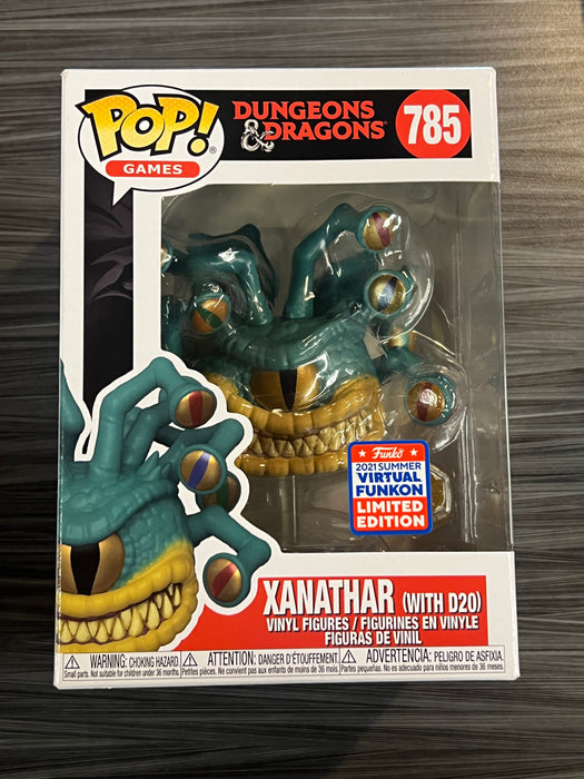 Funko POP! Games: Dungeons & Dragons - Xanathar [w/ D20](2021 Virtual Funkon)(Damaged Box) #785