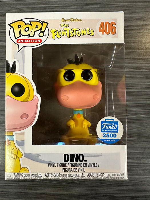 Funko Pop! Animation: The Flinstones - Dino [Yellow] (Funko)(2500 PCS)(Damaged Box)[A] #406