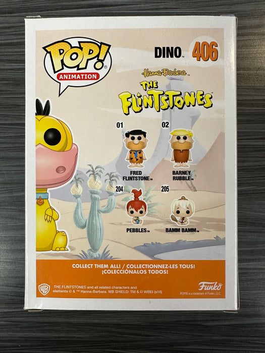 Funko Pop! Animation: The Flinstones - Dino [Yellow] (Funko)(2500 PCS)(Damaged Box)[A] #406