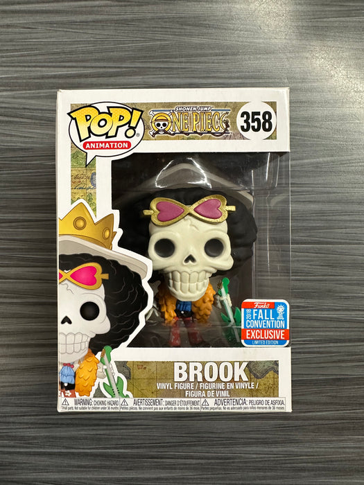 Funko POP! Animation: One Piece - Brook (2018 Fall Convention)(Damaged Box) #358