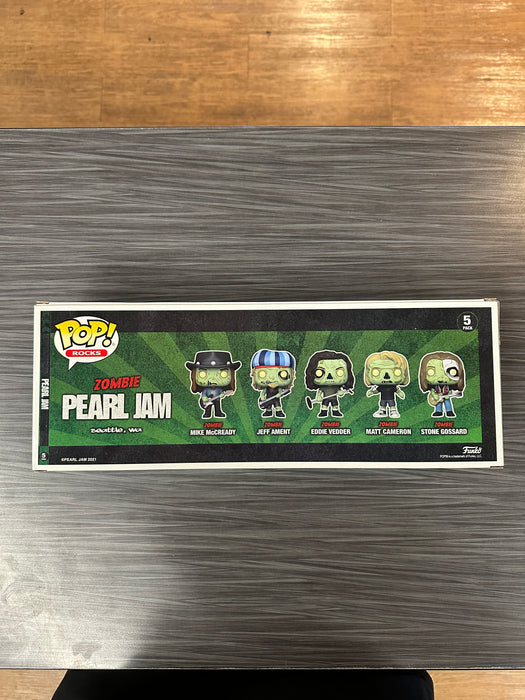 Funko POP! Rocks: Zombie Pearl Jam - Mike McCready/Jeff Ament/ Eddie Vedder/ Matt Cameron/ Stone Gossard  (GiTD)(PJ Exclusive)(Damaged Box) [5-Pack]