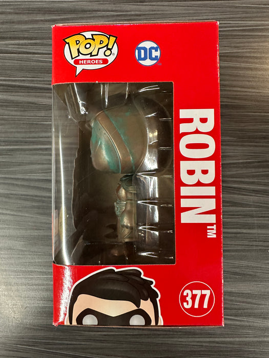 Funko POP! Heores: DC - Robin (CHASE)(2021 Summer Convention)(Damaged Box) #377