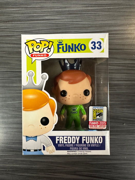 Funko POP! Funko: Freddy Funko [Talladega Nights Green] (2015 SDCC/ 500 PCS)(Damaged Box) #33