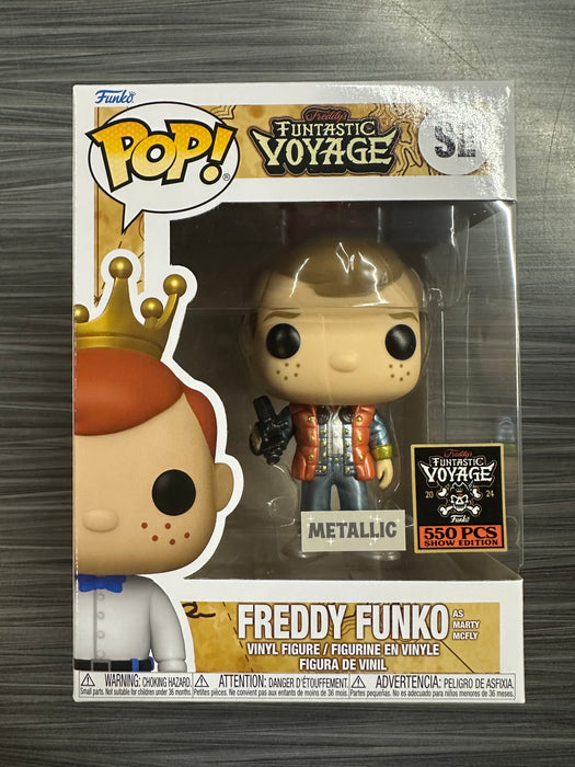 Funko POP! Funtastic Voyage: Freddy Funko as Marty McFly [Metallic] (550 PCS)(Show Edition) #SE