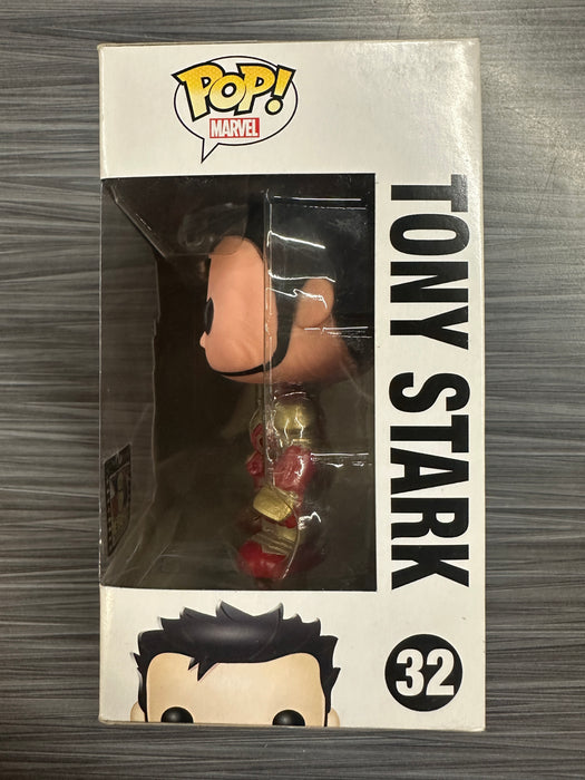 Funko POP! Marvel: Iron Man 3 - Tony Stark (2013 ToyCon)(Damaged Box) #32