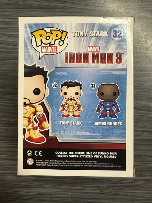 Funko POP! Marvel: Iron Man 3 - Tony Stark (2013 ToyCon)(Damaged Box) #32