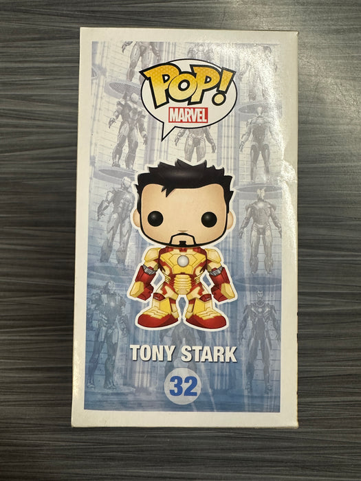 Funko POP! Marvel: Iron Man 3 - Tony Stark (2013 ToyCon)(Damaged Box) #32