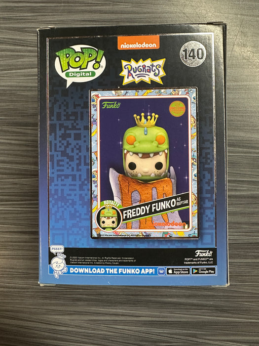 Funko POP! Digital: Nickelodeon Rugrats - Freddy Funko As Reptar (NFT Release)(2700 PCS)(Damaged Box)  #140