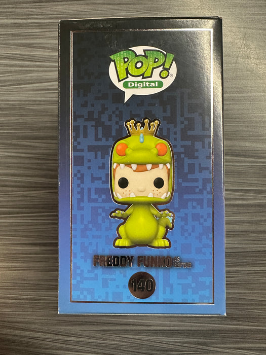 Funko POP! Digital: Nickelodeon Rugrats - Freddy Funko As Reptar (NFT Release)(2700 PCS)(Damaged Box)  #140