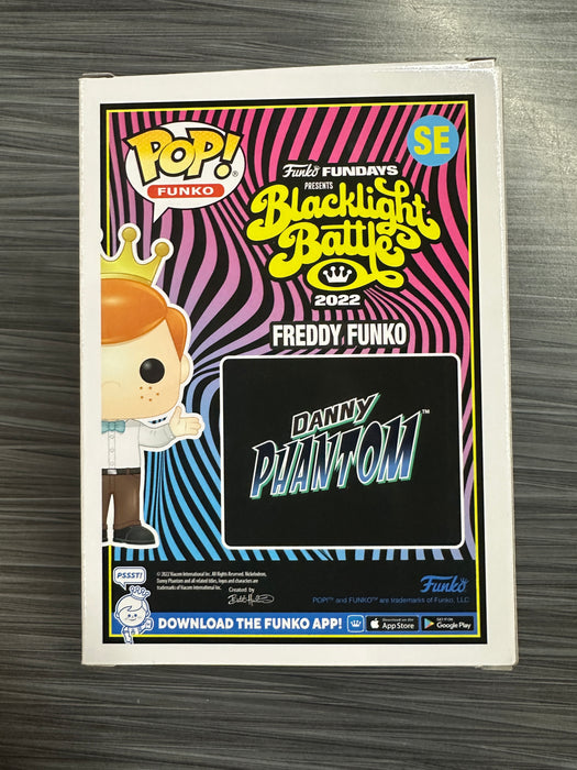 Funko POP! Freddy Funko As Danny Phantom (2022 Blacklight Battle)(3000 PCS)(Damaged Box)  #SE