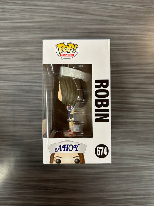 Funko POP! Television: Stranger Things - Robin (2018 SDCC)(1800 PCS)(Damaged Box) #674