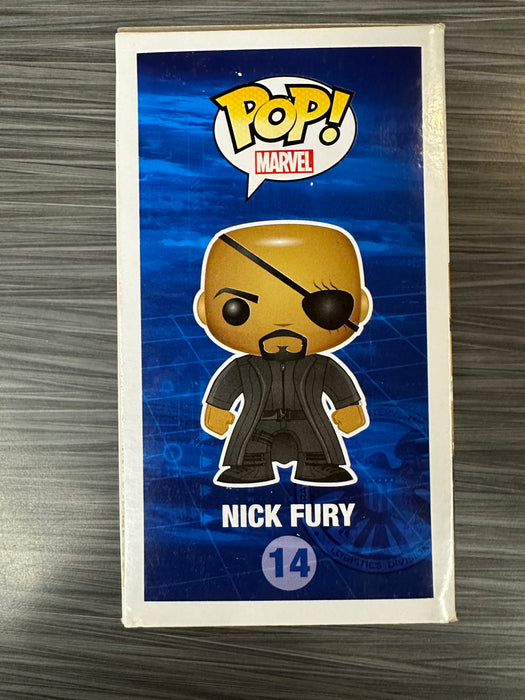 Funko POP! Marvel: Avengers - Nick Fury [Vinyl Bobble-Head Box] (Damaged Box) #14