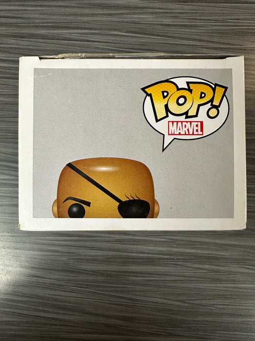 Funko POP! Marvel: Avengers - Nick Fury [Vinyl Bobble-Head Box] (Damaged Box) #14