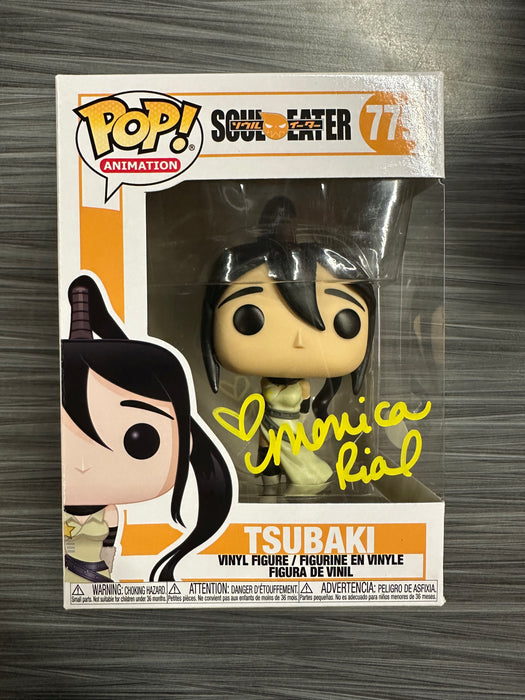 Funko POP! Animation: Soul Eater - Tsubaki (Damaged Box)(Signed/Monica Rial/JSA) #779