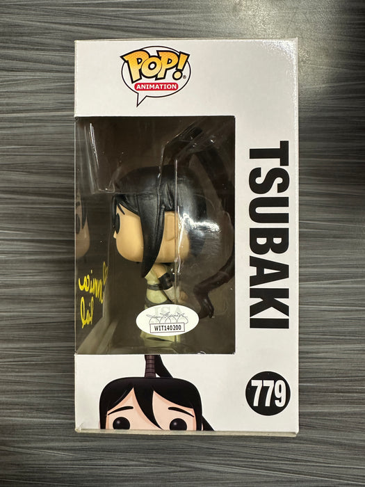 Funko POP! Animation: Soul Eater - Tsubaki (Damaged Box)(Signed/Monica Rial/JSA) #779