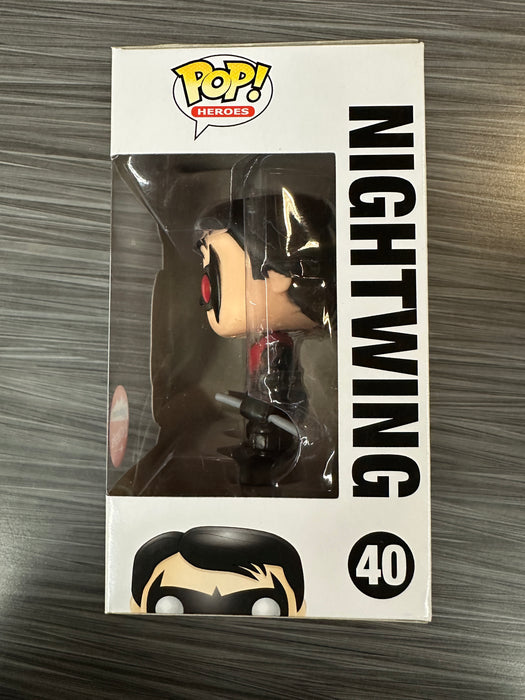 Funko POP! Heroes: DC Comics - Nightwing (Fugitive Toys)(Damaged Box) #40