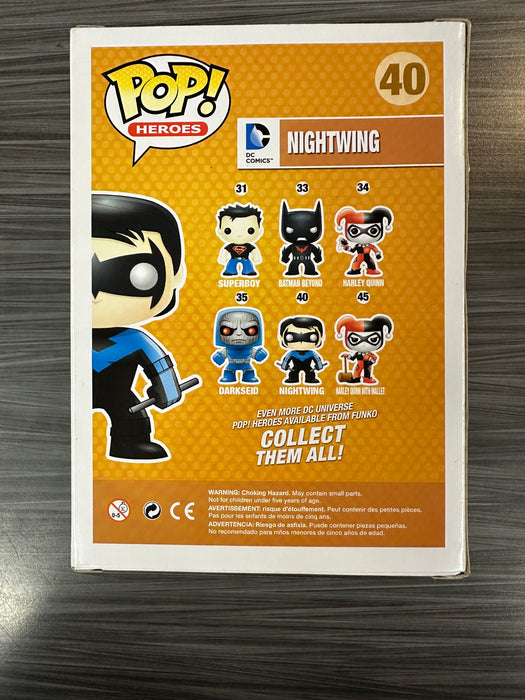 Funko POP! Heroes: DC Comics - Nightwing (Fugitive Toys)(Damaged Box) #40