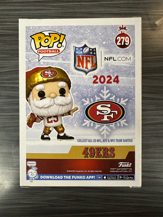 Funko POP! Football: 49ers Santa (Fanatics 2024)(Damaged Box)[E] #279