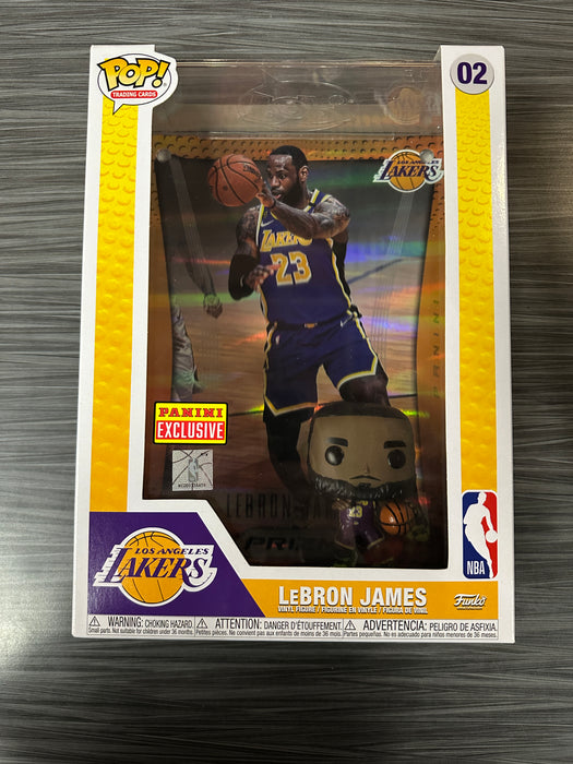 Funko POP! Trading Cards: Lakers - Lebron James [Prizm] (Panini Exclusive)(Damaged Box) #02