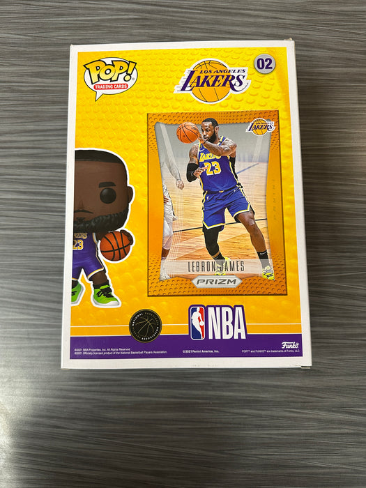 Funko POP! Trading Cards: Lakers - Lebron James [Prizm] (Panini Exclusive)(Damaged Box) #02