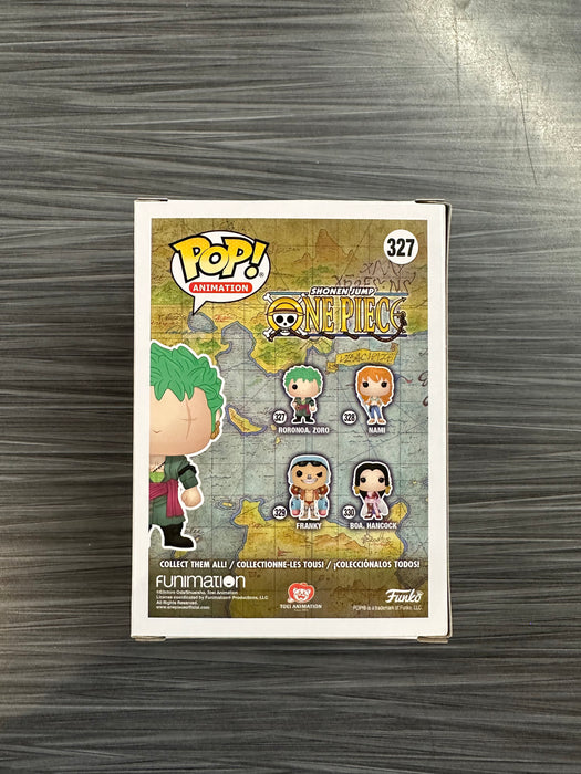 Funko POP! Animation: One Piece - Roronoa. Zoro #327 (Signed/Chris Sabat/JSA) #327