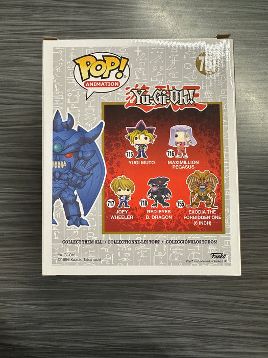 Funko POP! Animation: Yu-Gi-Oh! - Obelisk The Tormentor (GameStop Square Sticker)(Damaged Box) #757