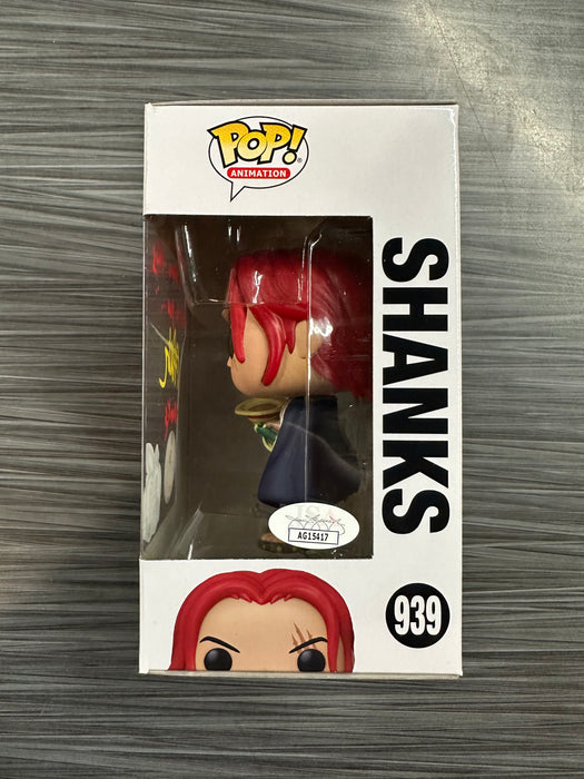 Funko POP! Animation: One Piece - Shanks (Big Apple)(CHASE)(Signed/Brandon Potter/JSA) #939