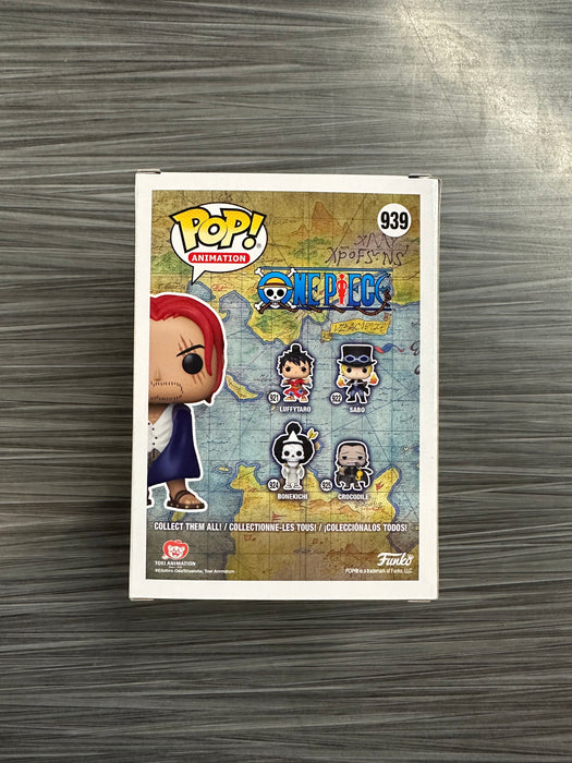 Funko POP! Animation: One Piece - Shanks (Big Apple)(CHASE)(Signed/Brandon Potter/JSA) #939