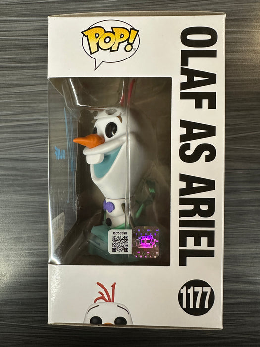 Funko POP! Disney: Olaf Presents - Olaf As Ariel (Amazon)(Signed/Josh Gad/OC Celebrity Marketing) #1177