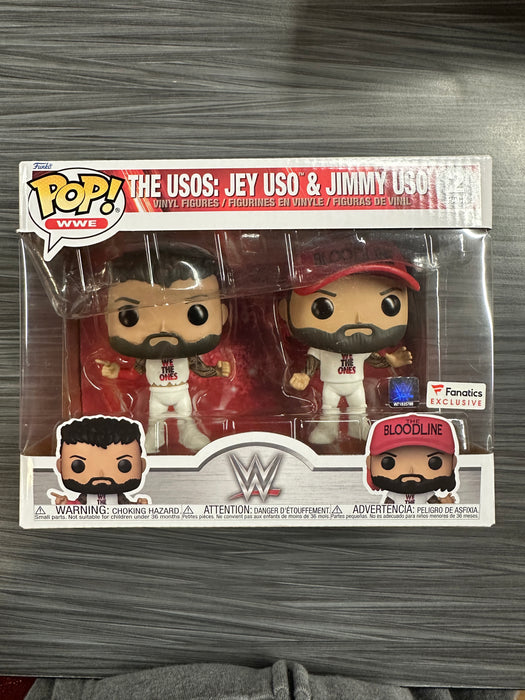 Funko POP! WWE: The Usos: Jey Uso & Jimmy Uso (Fanatics)(Damaged Box) [2-Pack]