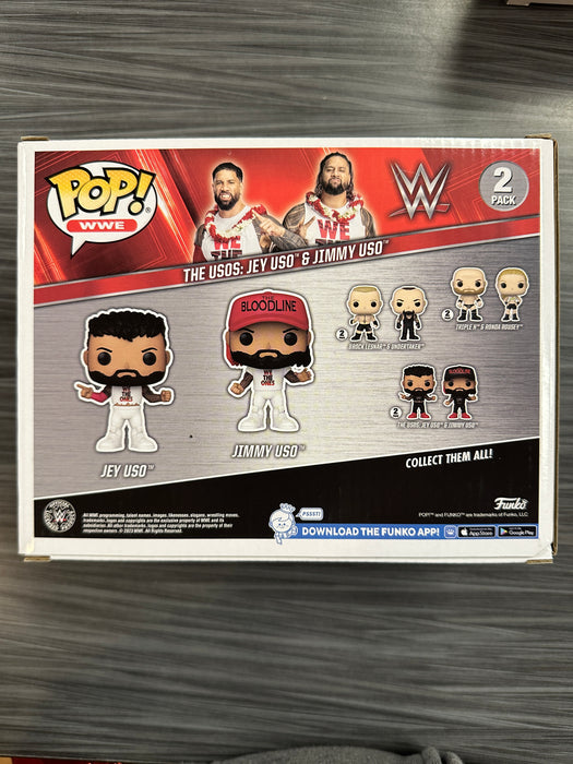 Funko POP! WWE: The Usos: Jey Uso & Jimmy Uso (Fanatics)(Damaged Box) [2-Pack]