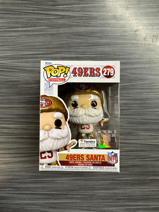 Funko POP! Football: 49ers Santa (Fanatics 2024)(Damaged Box)[B] #279