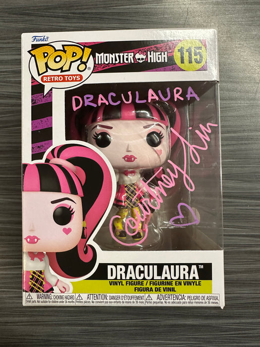 Funko POP! Retro Toys: Monster High - Draculaura (Signed/Courtney Lin/JSA) #115