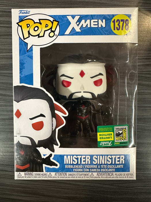 Funko POP! X-Men: Mister Sinister (Upside Down 2024 SDCC Sticker) #1378