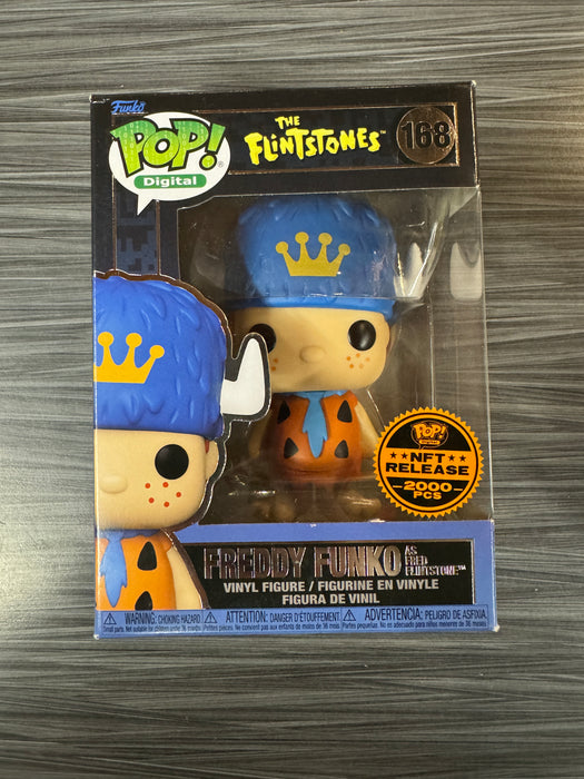 Funko POP! Digital: The Flintstones - Freddy Funko As Fred Flintstone (NFT Release)(2000 PCS)(Damaged Box) #168