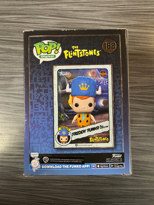 Funko POP! Digital: The Flintstones - Freddy Funko As Fred Flintstone (NFT Release)(2000 PCS)(Damaged Box) #168