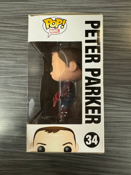 Funko POP! Marvel: Peter Parker (LA Comikaze)(Damaged Box)[A] #34