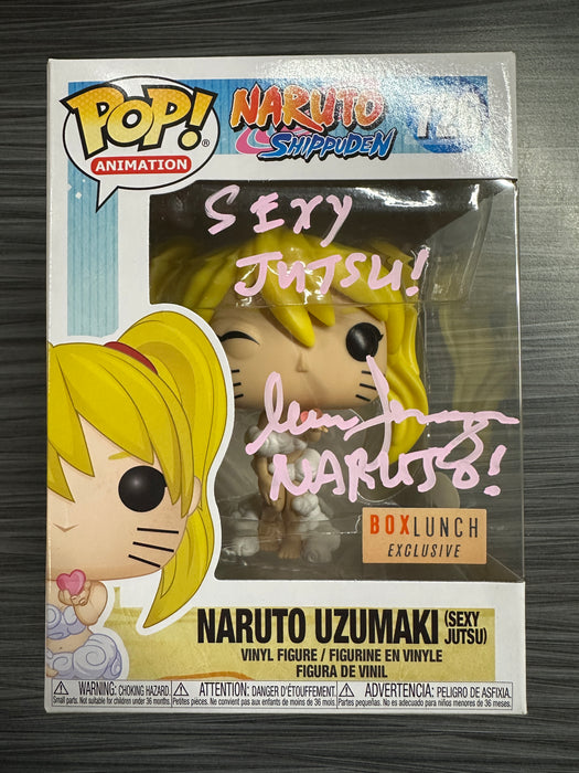 Funko POP! Animation: Naruto Shippuden - Naruto Uzumaki [Sexy Jutsu] (Signed/Maile Flanagan/JSA)(BoxLunch)(Damaged Box) #726