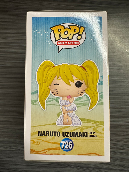 Funko POP! Animation: Naruto Shippuden - Naruto Uzumaki [Sexy Jutsu] (Signed/Maile Flanagan/JSA)(BoxLunch)(Damaged Box) #726