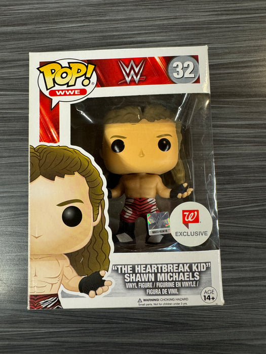 Funko POP! WWE: "The Heartbreak Kid" Shawn Michaels (Walgreens)(Damaged Box) #32