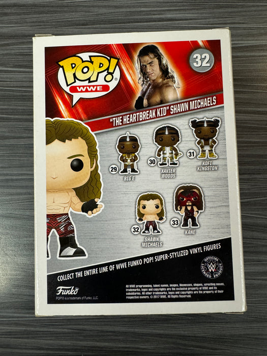 Funko POP! WWE: "The Heartbreak Kid" Shawn Michaels (Walgreens)(Damaged Box) #32