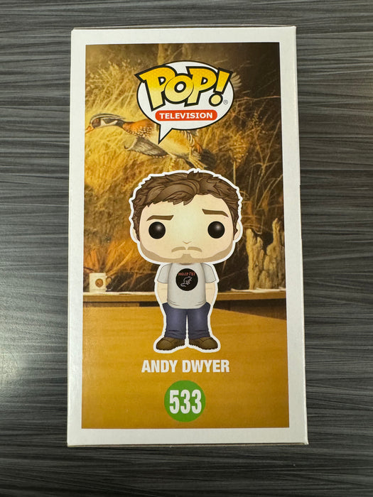 Funko POP! Television: Parks And Recreation - Andy Dwyer (Fugitive Toys)(500 Pcs)(Damaged Box) #533