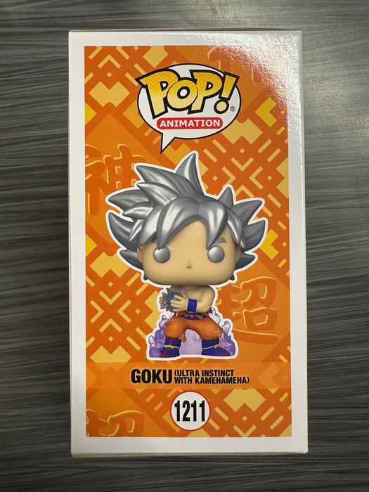 Funko POP! Animation: DragonBall Z - Goku (Ultra Instinct w/ Kamehameha)(2022 NYCC)(Damaged Box)  #1211