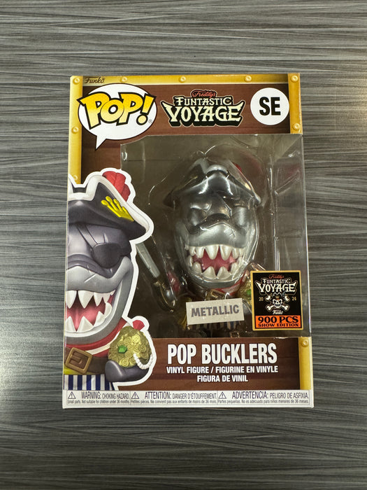 Funko POP! Funtastic Voyage: Pop Bucklers [Metallic](Show Edition/ 900 PCS)(Damaged Box) #SE