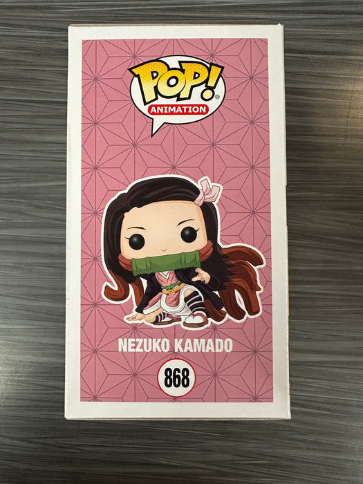 Funko POP! Animation: Demon Slayer - Nezuko Kamado (Signed/Abby Trott/PSA)(Damaged Box) #868