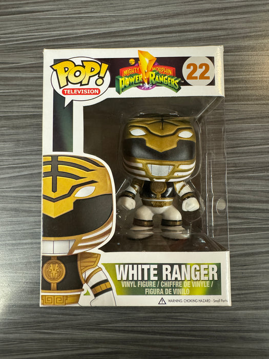 Funko POP! Television: Mighty Morphin Power Rangers - White Ranger (Damaged Box)[B] #22