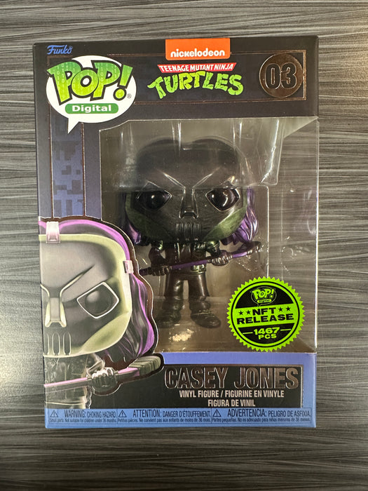 Funko POP! Digital: TMNT - Casey Jones (NFT Release)(1467 PCS)(Damaged Box) #03