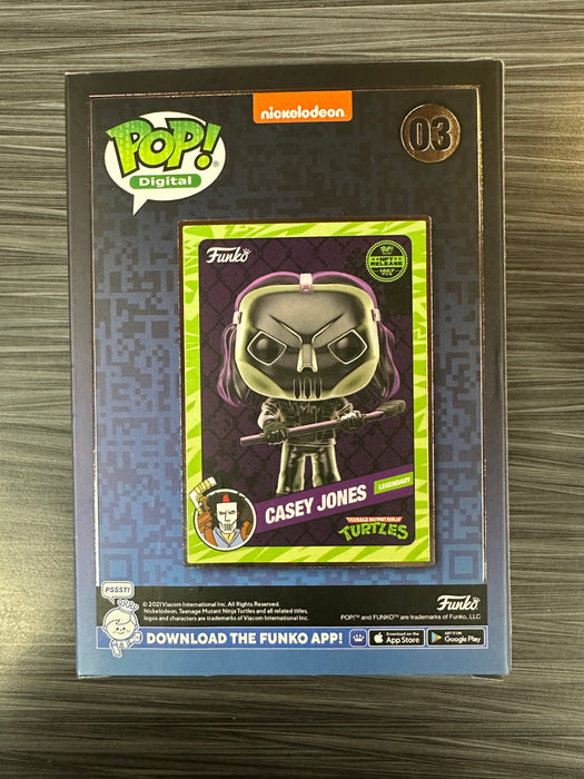 Funko POP! Digital: TMNT - Casey Jones (NFT Release)(1467 PCS)(Damaged Box) #03