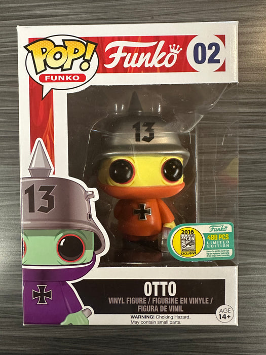 Funko POP! Funko: Otto [Orange](2016 SDCC 480 PCS)(Damaged Box) #02